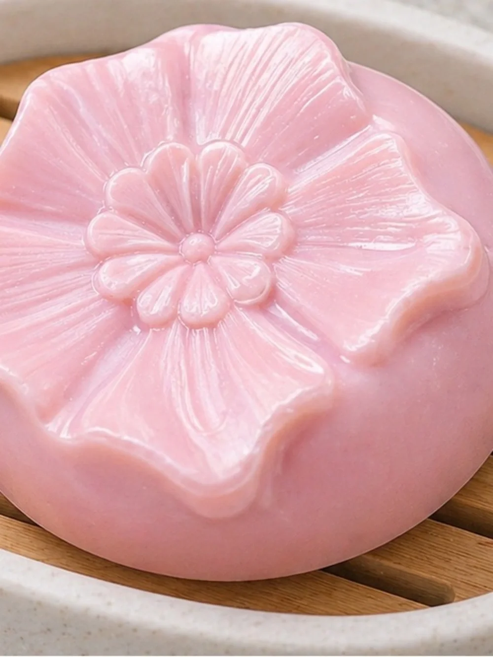 Cherry soap 3x3 goat milk & coconut 8oz